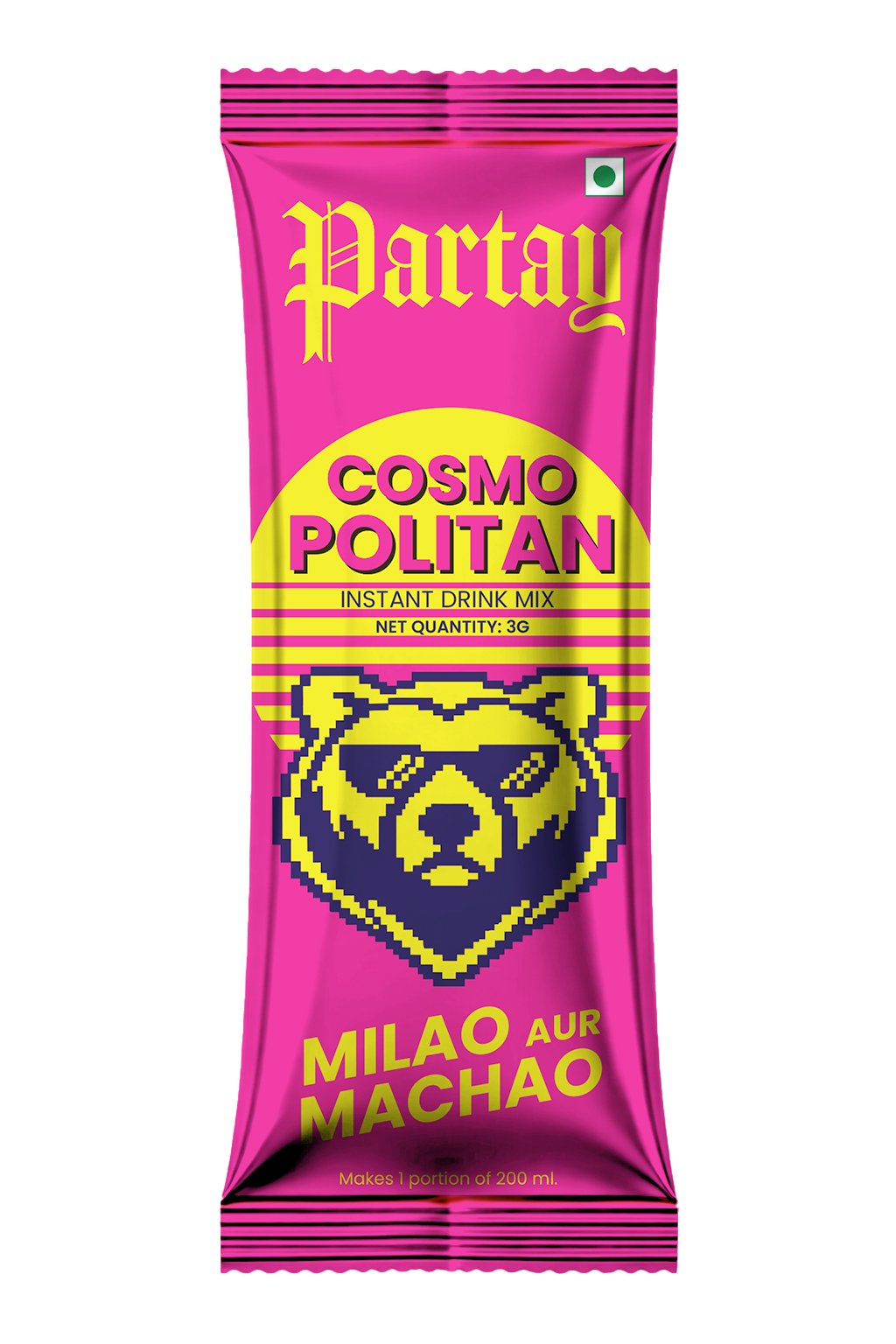 Partay Cosmopolitan instant mocktail mix sachet
