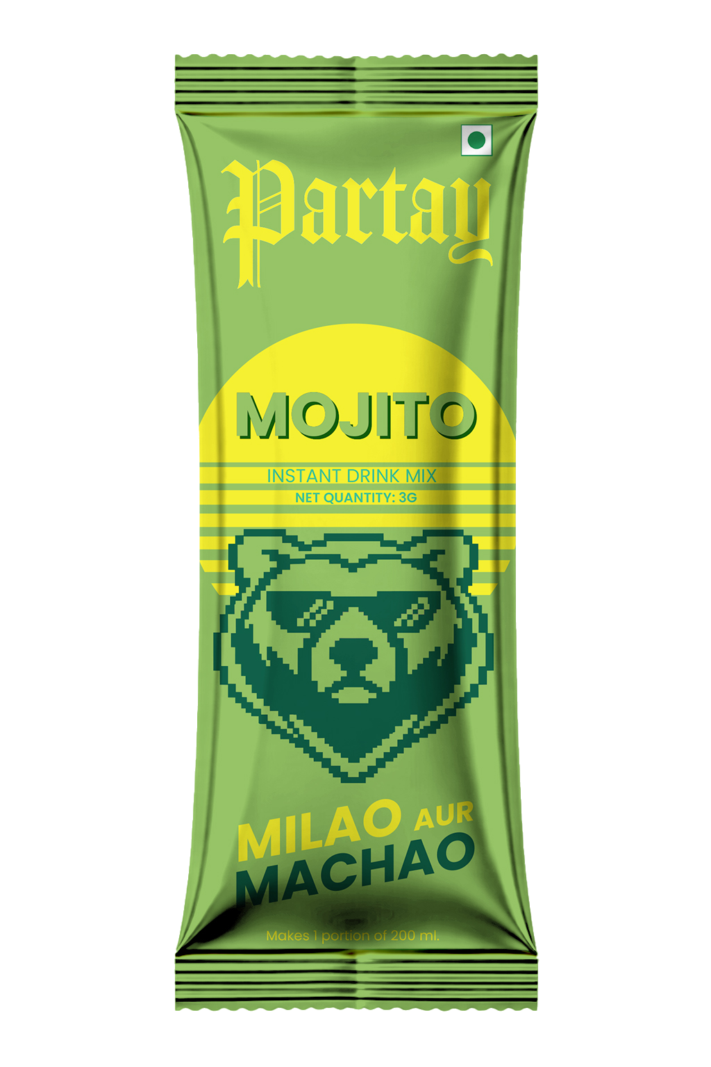Partay Mojito instant mocktail mix sachet